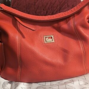 Dooney & Bourke Red Leather Shoulder Bag